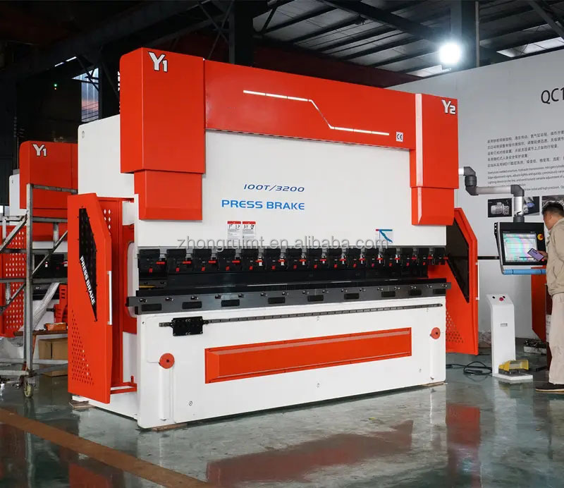 200t 300t Standard Industrial Press Brake Cnc Hydraulic Press Brake Machine 200t 300t มาตรฐานอุตสาหกรรมกดเบรก Cnc ไฮดรอลิกดเบรกเครื่อง