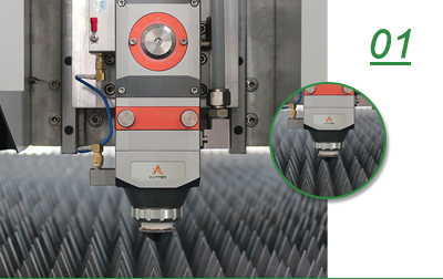 4000w Metal Fiber Laser Cutting Machine With Yaskawa Servo Motor เครื่องตัดเลเซอร์ไฟเบอร์โลหะ 4000w พร้อมเซอร์โวมอเตอร์ Yaskawa