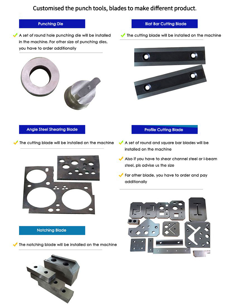 Hydraulic Ironworker 25 Ton Hand Tools Hydraulic Combined Punching And Cutting Machine ช่างเหล็กไฮดรอลิก 25 ตันเครื่องมือช่างเจาะและตัดไฮดรอลิกรวม