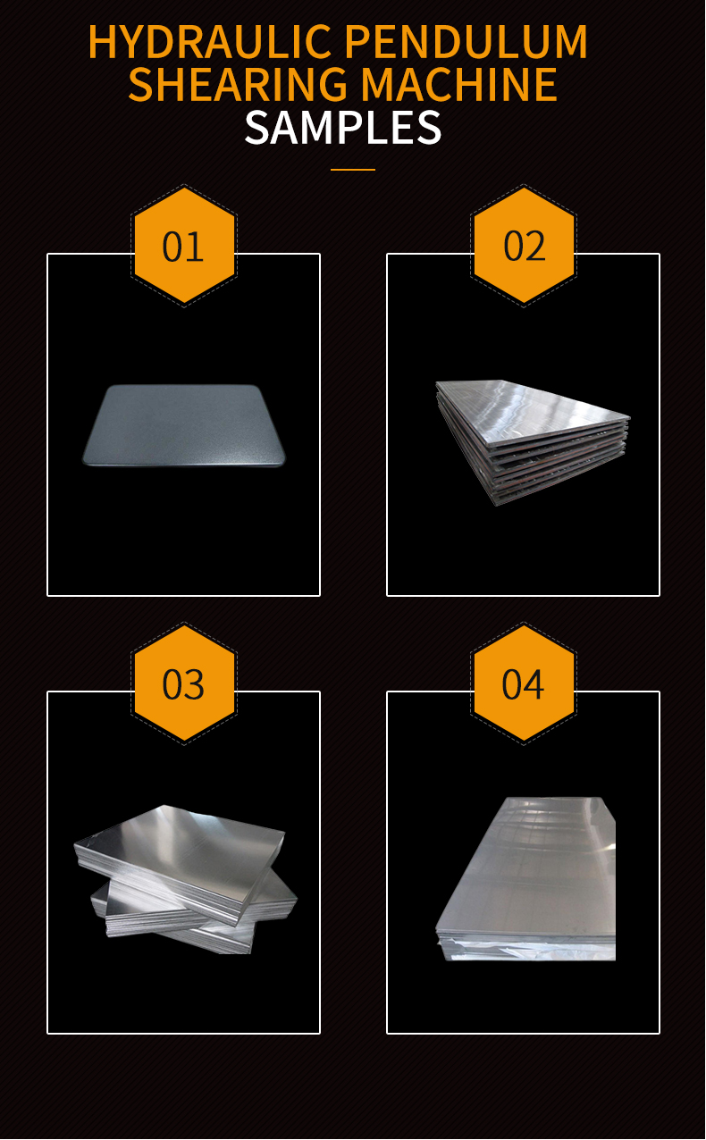 Hydraulic Pendulum Cnc Swing Beam Sheet Metal Plate Shearing Machine ลูกตุ้มไฮดรอลิก Cnc สวิงบีมแผ่นโลหะเครื่องตัดแผ่น