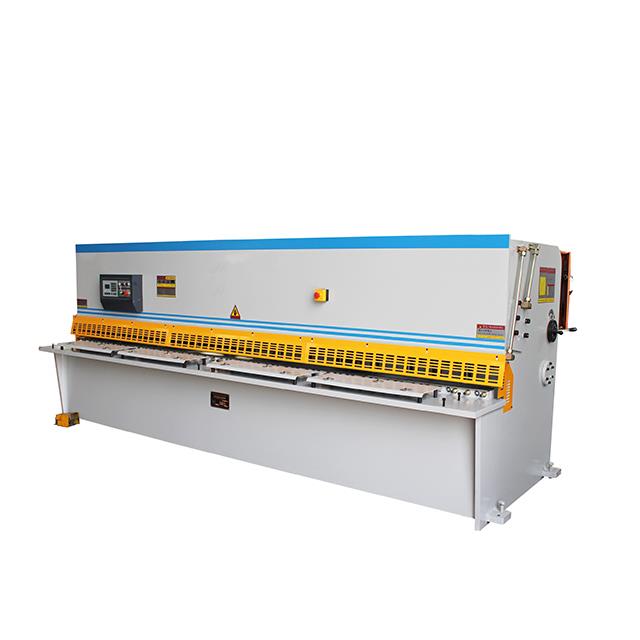 Hydraulic Swing Beam Shearing Machines Electric Guillotine Machine Qc12y-12x3200 เครื่องตัดลำแสงสวิงไฮดรอลิกเครื่องกิโยตินไฟฟ้า Qc12y-12x3200