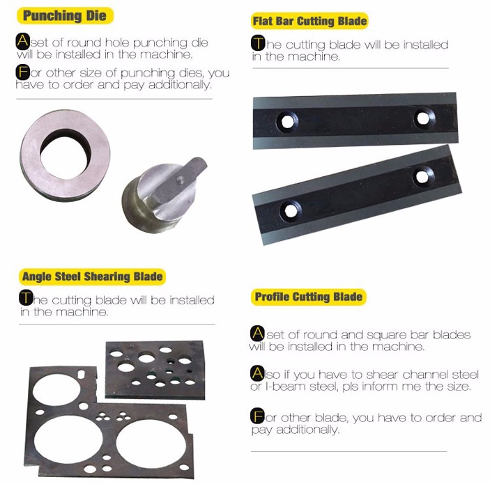 Q35y Series เครื่องตัดและเจาะเหล็กไฮดรอลิกแบบมัลติฟังก์ชั่น